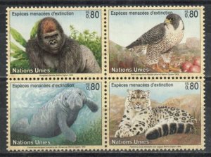 United Nations-Geneva Stamp 228-231  - Endangered Species