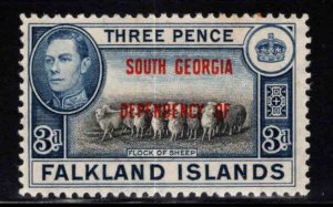 FALKLAND ISLANDS Dependency of South Georgia Scott 3L2 MH*