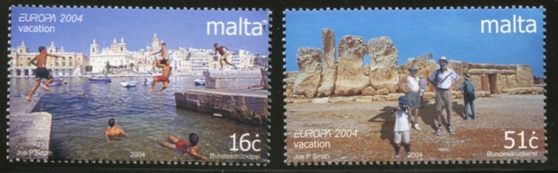 MALTA Sc#1162-3 2004 Europa Mint NH Complete