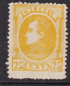 VENEZUELA ^^^^^^1850  sc# 71  mint hinged CLASSIC ( signed) $$@ lar 3324vene