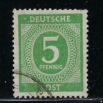 Germany AM Post Scott # 534, used