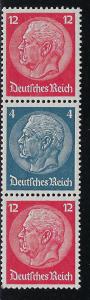 Germany Scott # 422 (2), 417, mint hr, se-tenant, Mi # S166