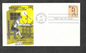 US 1610 FDC $1.00 Lantern Nice Cachet!