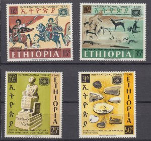 J27959 1967 ethiopia set mnh #488-91 art