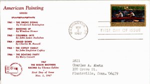 United States, District of Columbia, United States First Day Cover, Art