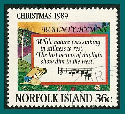 Norfolk Island 1989 Christmas, 36c used #462,SG470