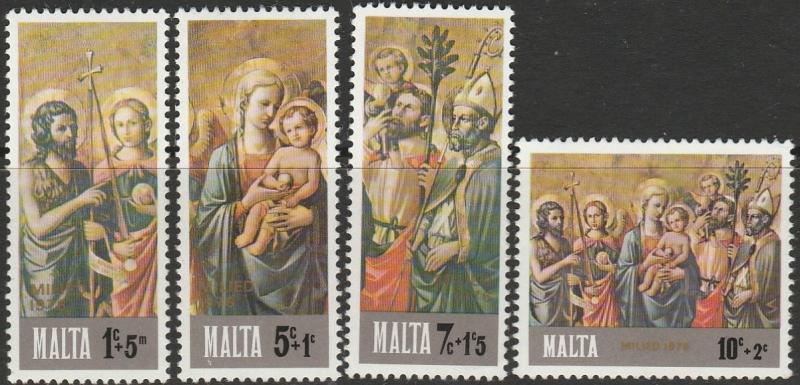 Malta, #B23-B26 Unused Set Of 4,  From 1977