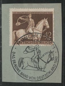 Germany Reich Scott # B243, used, opp, special cancellation