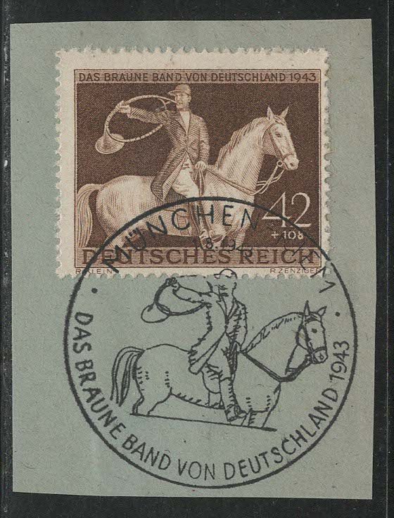 Germany Reich Scott # B243, used, opp, special cancellation