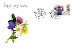 Finland 2017 FDC Summer Flowers 1v S/A Set Cover Plants Nature Stamps