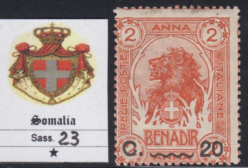 Italy Somalia  n. 23  MH*