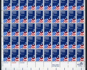 UNITED STATES SCOTT #1447 8c PEACE CORPS SHEET(50) MINT NEVER HINGED