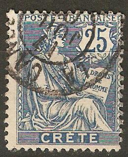 France Off Crete 9 Mi 9 Used Avg  1902  SCV $4.25