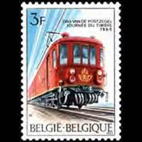 BELGIUM 1969 - Scott# 717 Stamp Day-Train Set of 1 NH