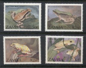 Zambia 1989 Frogs MUH