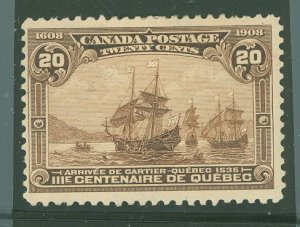 Canada #103 Unused Single