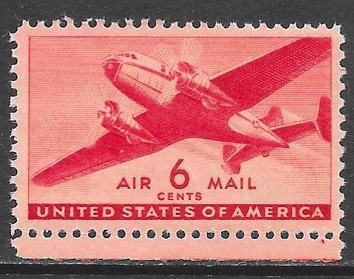 USA C25: 6c Transport Plane, MNH, VF
