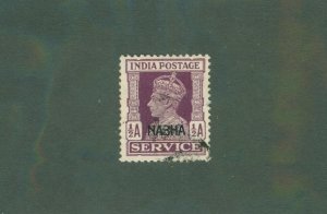 INDIA NABHA STATE 045 USED BIN $1.00