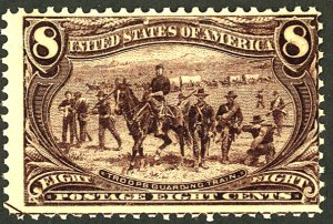 U.S. #289 USED LIGHT CANCEL