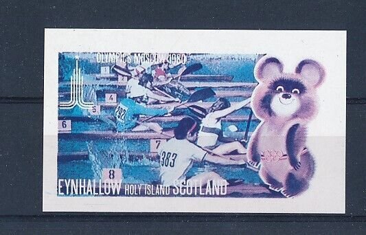 D160346 Olympics Moscow 1980 S/S MNH Proof Eynhallow