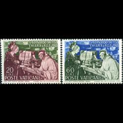 VATICAN 1953 - Scott# 171-2 St.Bernard Set of 2 NH