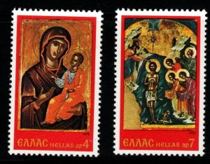 GREECE SG1435/6 1978 CHRISTMAS MNH