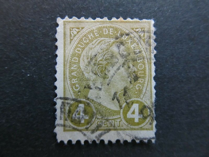 A4P26F29 Letzebuerg Luxembourg 1895 4c used