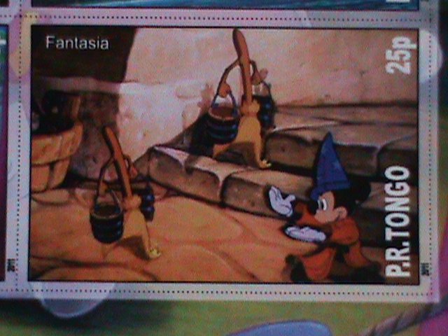 ​TONGA STAMP-FAMOUS DISNEY MOVIES-CARTOON-MNH STAMP SHEET #6