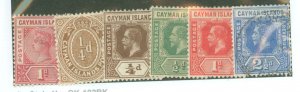 Cayman Islands #2/36 Unused Multiple