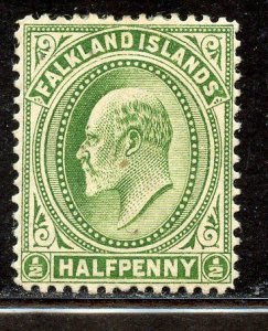 Falkland Islands #22, Mint Hinge Remain.