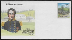 Norfolk Island 1988 Commandants Envelope Set