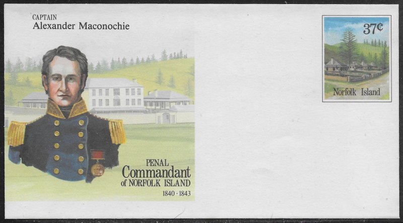 Norfolk Island 1988 Commandants Envelope Set
