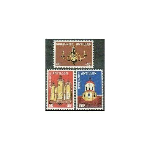 Neth Antilles 448,B172-B173,MNH.Michel 409-411. Fort Church,Curacao,1979.