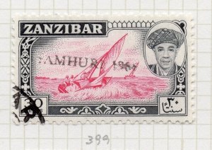 Zanzibar 1964 Early Issue Fine Used 30c. Optd Jamhuri NW-207686