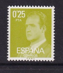 Spain  #1970  MNH 1977 Juan Carlos  25c