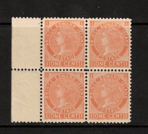 Prince Edward Island #11 Extra Fine Never Hinged Left Margin Block