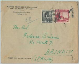 81522 - CHILE - POSTAL HISTORY -      COVER to ITALY  1953