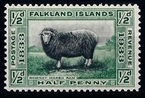 [65586] Falkland Islands 1933 Sheep From Set MLH