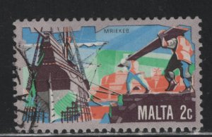 Malta 594 Ship Building 1981