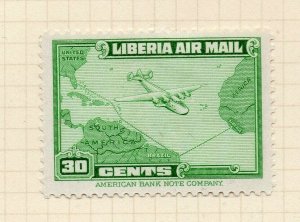 Liberia 1942 Early Issue Fine Mint Hinged 30c. NW-174591