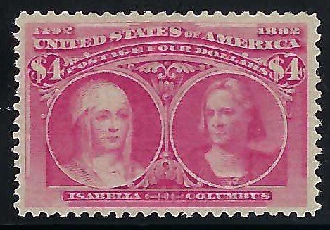 US Scott #244A  Unused NG NH VF PF Cert 1983