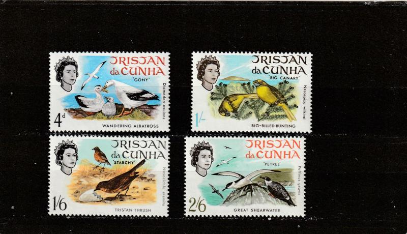 Tristan da Cunha  Scott#  116-9  MNH
