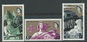 Malta SG 292 - 294 Mint Hinged set