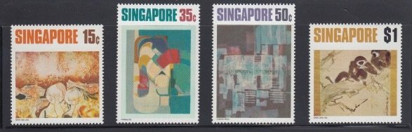 Singapore    #153-56     mnh      cat $12.50