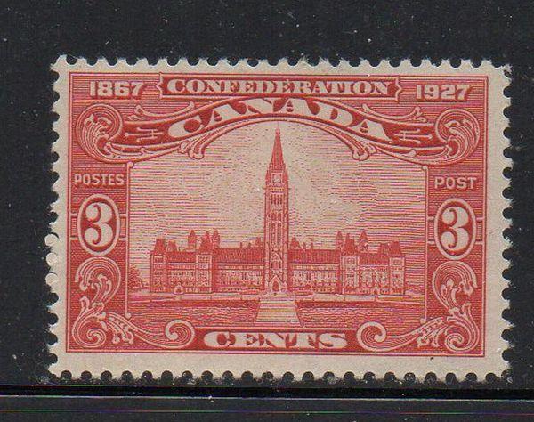 Canada Sc 143 1927 3c Parliament Building stamp mint