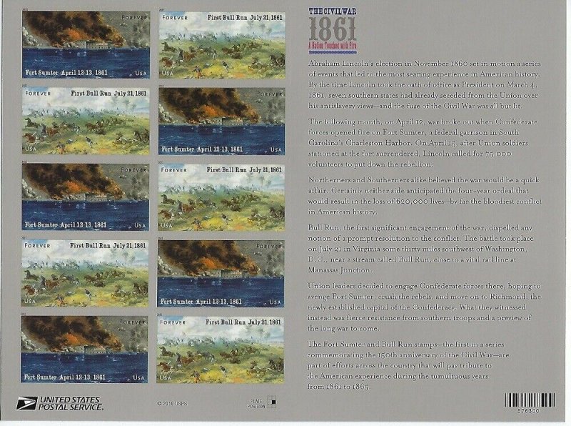 5 MNH CIVIL WAR SHEETS  PLEASE SEE SCANS  BCV $85.75 - G162