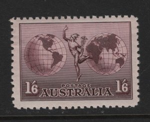 Australia Scott # C4 VF OG mint never hinged nice color cv $ 100 ! see pic !