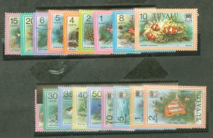 Tuvalu #96-108/109-113  Single