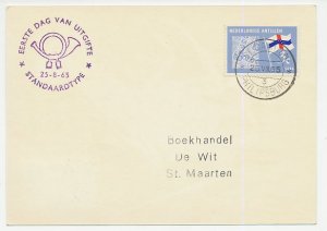 Maximum card Netherlands Antilles 1965 Lobster