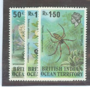 British Indian Ocean Territory #54-56  Single (Complete Set)